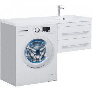 Тумба с раковиной Aquanet Нота 120 R белый